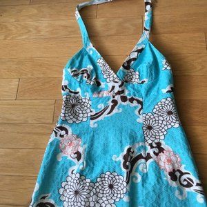 Trina Turk Halter Cocktail Dress